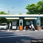 교통업계의 트렌드와 전망 - **Prompt 1: The Electric Revolution on a Modern Indian Street**
    "A vibrant, bustling street scen...